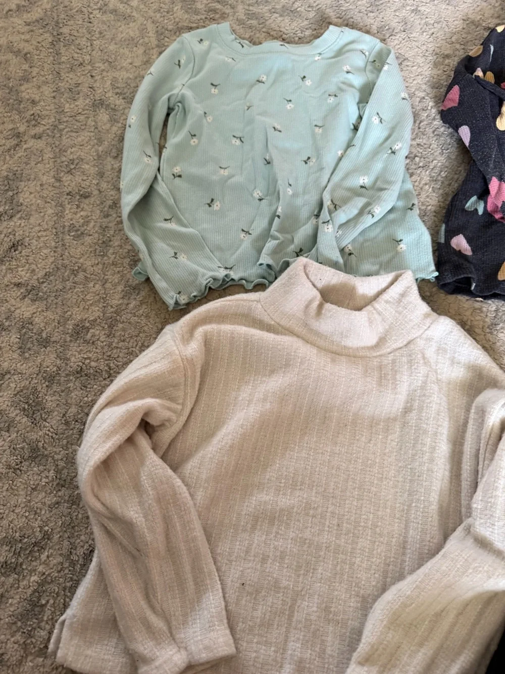 Size 4 Girls long sleeve top bundle